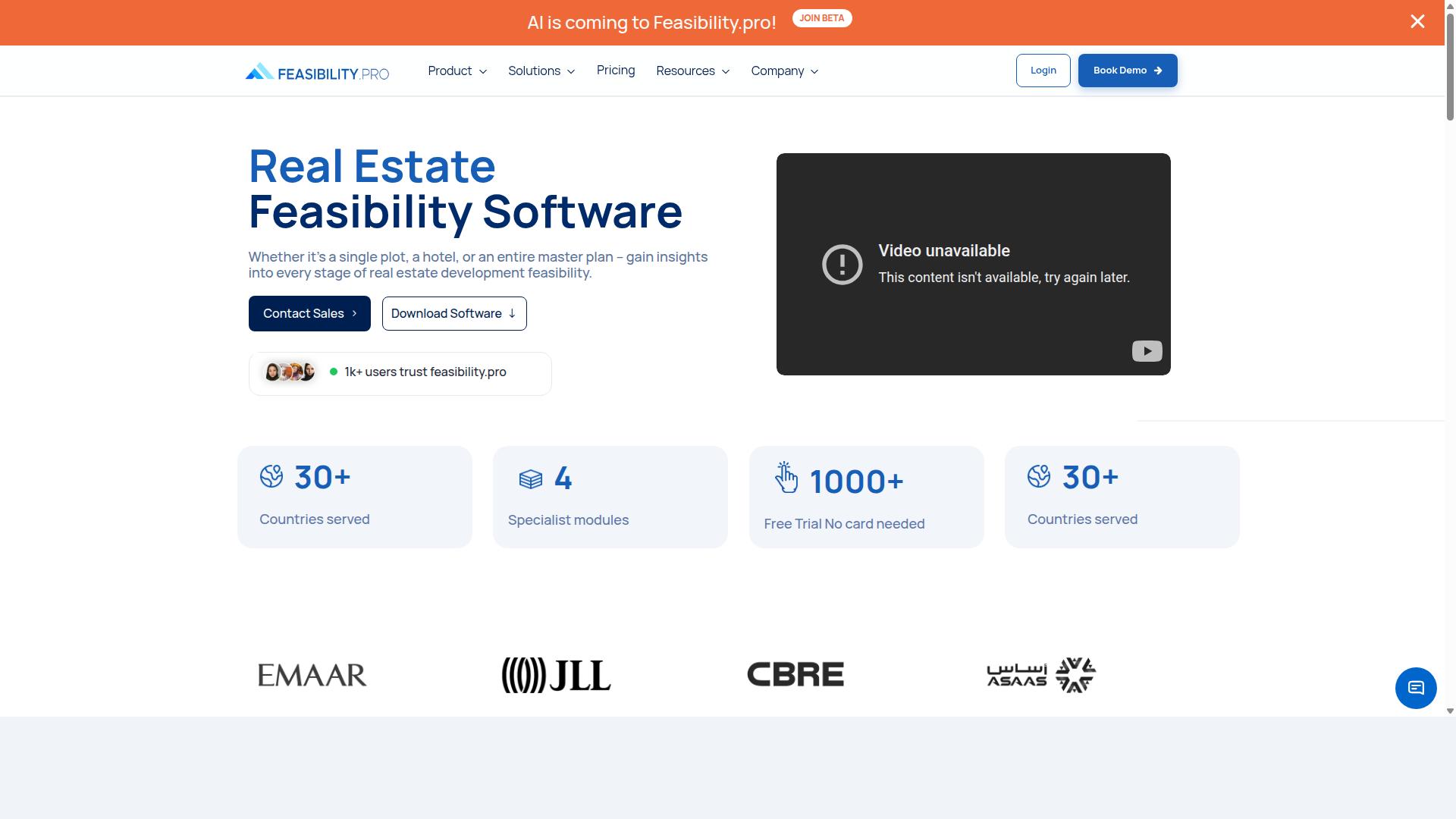 Feasibility.pro website