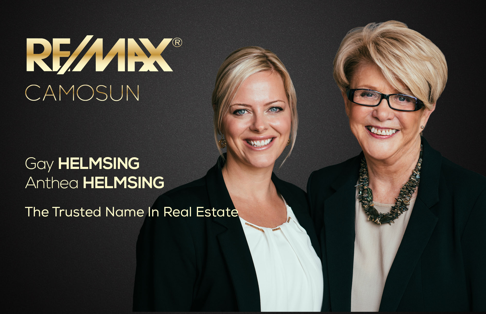 Gay and Anthea Helmsing, RE/MAX Camosun real estate agents